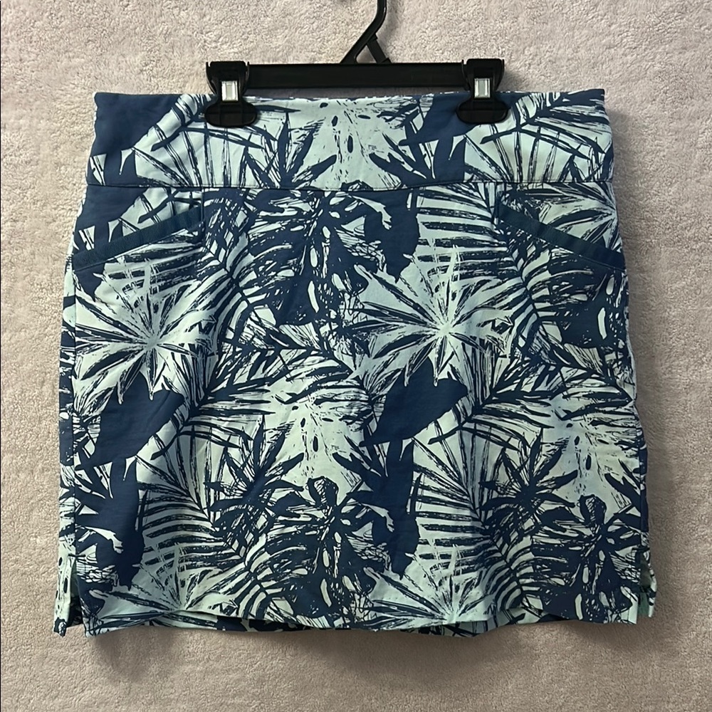 Lady Hagen Light Mint Green & Blue Golf Skort
